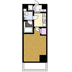 スパシエグランス大森 604 6階1Kの間取り