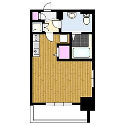 Log下高井戸 1Kの間取図画像