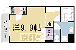 Maison・Belong 1Kの間取図画像