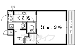 ルーセントオーデンアネックス 1Kの間取図画像