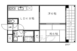 エクセレント373 2LDKの間取図画像