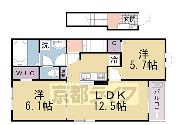 同じ建物の物件間取り写真 - ID:226063937982