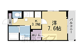 チェストセブン 1階1Kの間取り