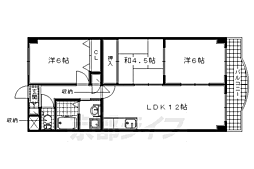 Ｃｕｅ　Ｌｉｆｅ 1階3LDKの間取り