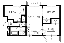 グランデール21 3LDKの間取図画像