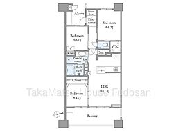 間取図画像 3LDK