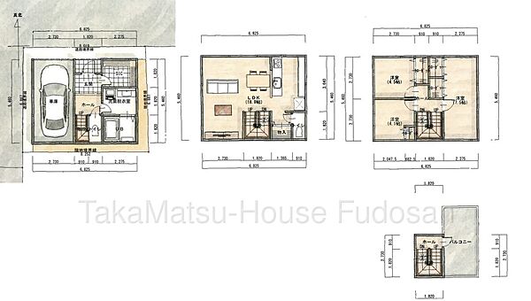 【建物参考プラン例】延床面積：115.08?（約34.81坪）建物価格：20、900、468円※別途外構費用がかかります。