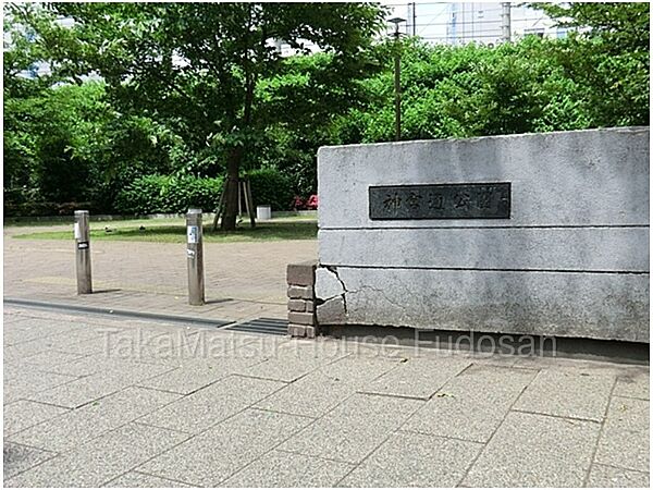 徒歩圏内に緑ある公園