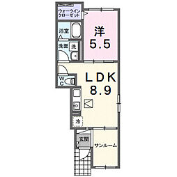 間取図画像 1LDK