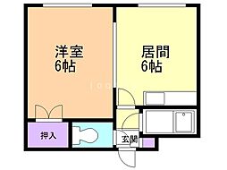 間取図画像 1DK