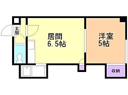 間取図画像 1DK