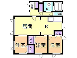 間取図画像 3LDK