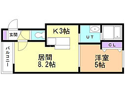 間取図画像 1LDK