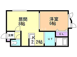 間取図画像 1LDK