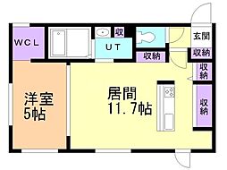 間取図画像 1LDK