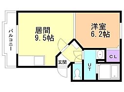 間取図画像 1LDK