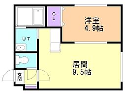 間取図画像 1LDK