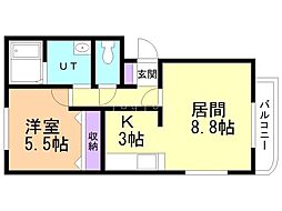 間取図画像 1LDK