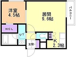 間取図画像 1LDK