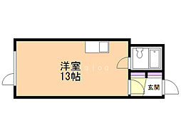 INOVE札幌北16条 ワンルームの間取図画像