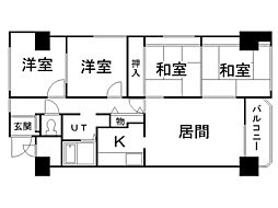 サンシャイン85 4LDKの間取図画像