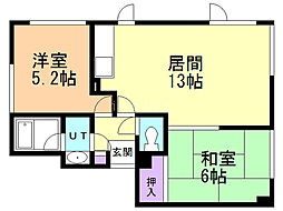 ステラプレミアム 2LDKの間取図画像