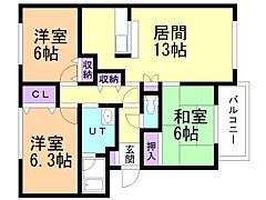 物件の間取り
