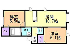 物件の間取り