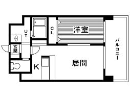 ルラシオン北9条通 1LDKの間取図画像