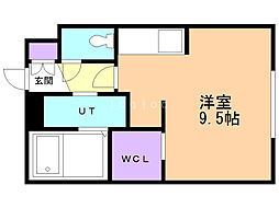 GROOVEG3 ワンルームの間取図画像
