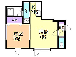 間取図画像 1LDK