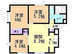 STハイツ北郷 2階
