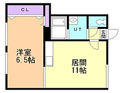 間取図画像 1LDK