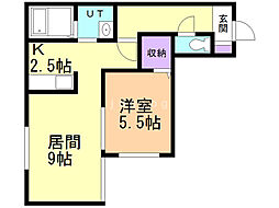 間取図画像 1LDK