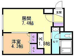間取図画像 1LDK