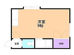 第2コーポ渥美 ワンルームの間取図画像