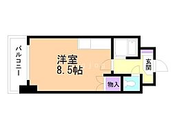 日興パレス東札幌 ワンルームの間取図画像