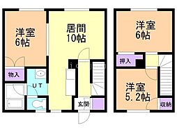 タウンハウス森A 1階