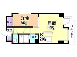 間取図画像 1LDK