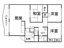 間取図画像 3LDK
