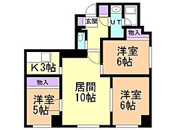 間取図画像 3LDK