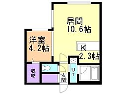 間取図画像 1LDK