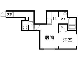 間取図画像 1LDK
