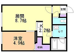 間取図画像 1LDK