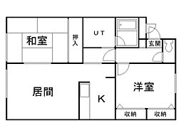 サントアリオ・デ菊水元町 2LDKの間取図画像