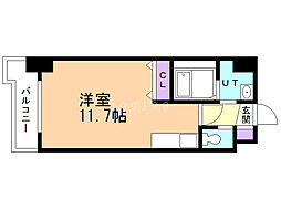 ティアラ本郷 ワンルームの間取図画像