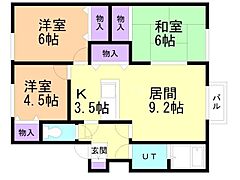 物件の間取り