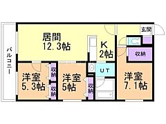 物件の間取り