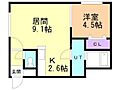 プリヴィエール美園1階5.6万円