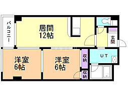 ロジュマン115 2LDKの間取図画像
